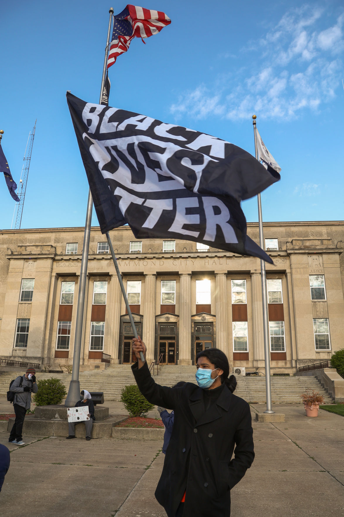 Anti-racism rally in the wake of the shooting of Daunte Wright